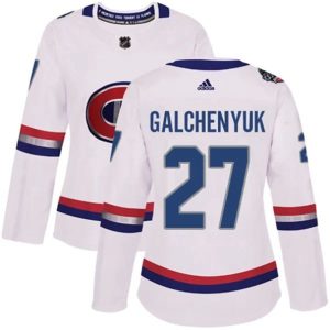 kvinder-NHL-Montreal-Canadiens-Ishockey-Troeje-Alex-Galchenyuk-27-Hvid-2017-100-Classic-Authentic