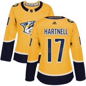 kvinder-NHL-Nashville-Predators-Ishockey-Troeje-Scott-Hartnell-17-Kulta-Authentic