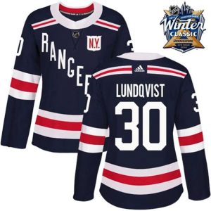 kvinder-NHL-New-York-Rangers-Ishockey-Troeje-Henrik-Lundqvist-30-Navy-Blaa-2018-Winter-Classic-Authentic