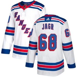 kvinder-NHL-New-York-Rangers-Ishockey-Troeje-Jaromir-Jagr-68-Hvid-Authentic