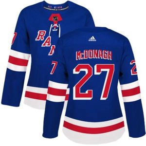 kvinder-NHL-New-York-Rangers-Ishockey-Troeje-Ryan-McDonagh-27-Blaa-Authentic