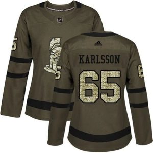 kvinder-NHL-Ottawa-Senators-Ishockey-Troeje-Erik-Karlsson-65-Camo-Groen-Authentic