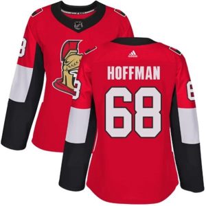 kvinder-NHL-Ottawa-Senators-Ishockey-Troeje-Mike-Hoffman-68-Roed-Authentic