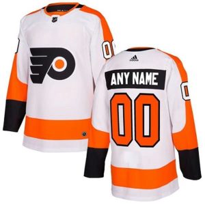 kvinder-NHL-Philadelphia-Flyers-Ishockey-Troeje-Custom-Hvid-Authentic