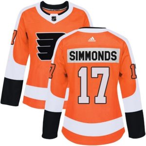 kvinder-NHL-Philadelphia-Flyers-Ishockey-Troeje-Wayne-Simmonds-17-Orange-Authentic
