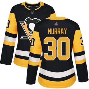 kvinder-NHL-Pittsburgh-Penguins-Ishockey-Troeje-Matt-Murray-30-Sort-Authentic