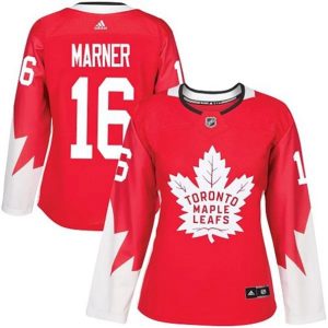 kvinder-NHL-Toronto-Maple-Leafs-Ishockey-Troeje-Mitchell-Marner-16-Roed-Alternate-Authentic-Alternate