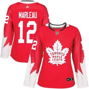 kvinder-NHL-Toronto-Maple-Leafs-Ishockey-Troeje-Patrick-Marleau-12-Roed-Alternate-Authentic-Alternate