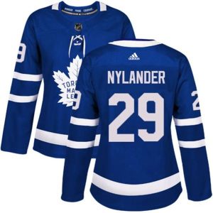 kvinder-NHL-Toronto-Maple-Leafs-Ishockey-Troeje-William-Nylander-29-Blaa-Authentic