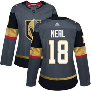kvinder-NHL-Vegas-Golden-Knights-Ishockey-Troeje-James-Neal-18-Graa-Authentic