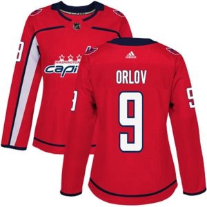 kvinder-NHL-Washington-Capitals-Ishockey-Troeje-Dmitry-Orlov-9-Roed-Authentic