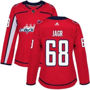 kvinder-NHL-Washington-Capitals-Ishockey-Troeje-Jaromir-Jagr-68-Roed-Authentic