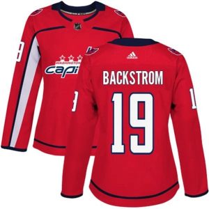 kvinder-NHL-Washington-Capitals-Ishockey-Troeje-Nicklas-Backstrom-19-Roed-Authentic