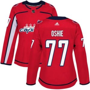 kvinder-NHL-Washington-Capitals-Ishockey-Troeje-T.J.-Oshie-77-Roed-Authentic